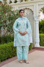 Naisha K 1050 Cotton Embroidered Kurti With Bottom Dupatta Full Catalog available at wholesale rate.