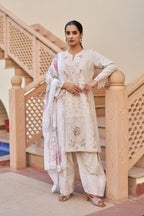 Naisha K 1050 Cotton Embroidered Kurti With Bottom Dupatta Full Catalog available at wholesale rate.