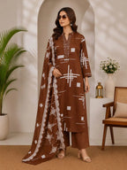 Naisha K 1139 Cotton Printed Hand Work Kurti With Bottom Dupatta