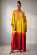 Naisha K 674 Modal Silk Bandhej Sibori Kaftan Collection