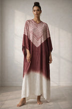 Naisha K 674 Modal Silk Bandhej Sibori Kaftan Collection