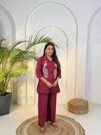 Naisha K 786 Cotton With Beads Handworked Co Ord Set Collection