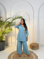 Naisha K 786 Cotton With Beads Handworked Co Ord Set Collection