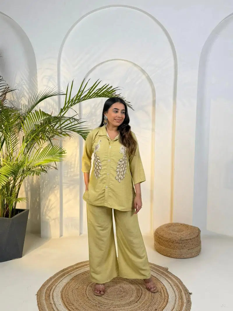 Naisha K 786 Cotton With Beads Handworked Co Ord Set Collection