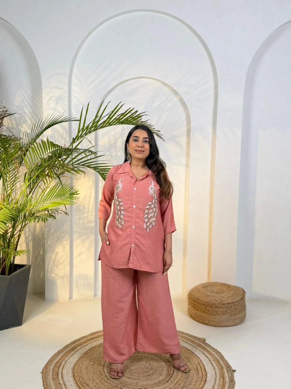 Naisha K 786 Cotton With Beads Handworked Co Ord Set Collection