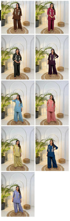 Naisha K 786 Cotton With Beads Handworked Co Ord Set Collection