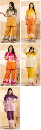 Naisha K 797 Cotton Flex Fancy Printed Co Ord Set Collection