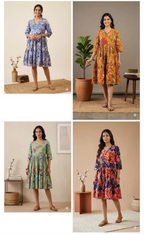 Naisha K 803 Cambric Cotton Printed One Piece Top Collection