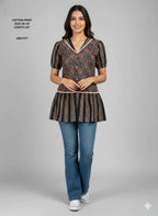 Naisha K 804 Cotton Printed Fancy Top Collection