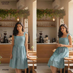 Naisha K 811 Check Slub Fancy One Piece Top Collection