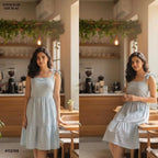 Naisha K 811 Check Slub Fancy One Piece Top Collection