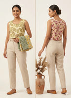 Naisha K 812 Cotton Printed Reversible Crop Tops Collection