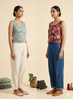 Naisha K 812 Cotton Printed Reversible Crop Tops Collection