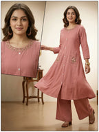 Naisha K 822 Cotton With Embroidered Kurti With Bottom Collection