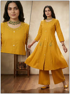 Naisha K 822 Cotton With Embroidered Kurti With Bottom Collection