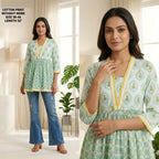Naisha K 825 Cotton Printed Fancy Short Top Collection