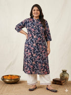 Naisha K 829 Plus Size Rayon Printed Kurti Collection