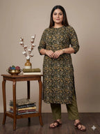 Naisha K 829 Plus Size Rayon Printed Kurti Collection