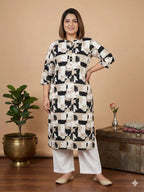 Naisha K 829 Plus Size Rayon Printed Kurti Collection
