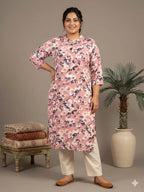 Naisha K 829 Plus Size Rayon Printed Kurti Collection