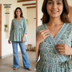 Naisha K 831 Cotton Printed Short Top Collection