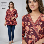 Naisha K 831 Cotton Printed Short Top Collection