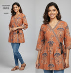 Naisha K 831 Cotton Printed Short Top Collection