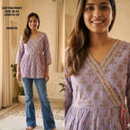 Naisha K 831 Cotton Printed Short Top Collection