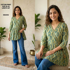 Naisha K 831 Cotton Printed Short Top Collection