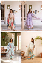 Naisha K 834 Linen Cotton With Embroidered Kurti With Bottom Dupatta