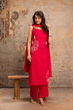 Naisha K 992 Cotton Speghatti Tussels Kurti With Bottom Dupatta