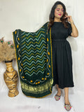 Naisha K Dupatta 01 Modal Silk Bandhej Sibori Tissue Pallu Dupatta Collection