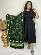 Naisha K Dupatta 01 Modal Silk Bandhej Sibori Tissue Pallu Dupatta Collection