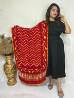 Naisha K Dupatta 01 Modal Silk Bandhej Sibori Tissue Pallu Dupatta Collection