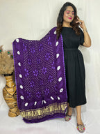 Naisha K Dupatta 01 Modal Silk Bandhej Sibori Tissue Pallu Dupatta Collection