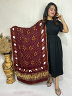 Naisha K Dupatta 01 Modal Silk Bandhej Sibori Tissue Pallu Dupatta Collection