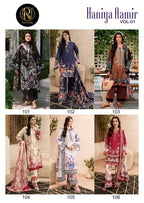 Noor Haniya Aamir Vol 1 Readymade Cotton Karachi Kurti Pant With Dupatta