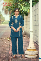 Ossm Celebration Vol 2 Viscose Roman Silk Co Ord Set Collection