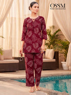Ossm Galmour Vol 3 Rayon Discharge Printed Co Ord Set Collection