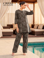 Ossm Galmour Vol 3 Rayon Discharge Printed Co Ord Set Collection