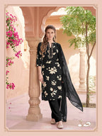 Ossm Mahima Vol 2 Rayon Dischage Printed Kurti Bottom And Dupatta Collection