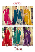 Ossm Mishti Vol 2 Roman Silk With Embroidery Work Top Bottom And Dupatta