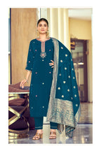 Ossm Mishti Vol 2 Roman Silk With Embroidery Work Top Bottom And Dupatta