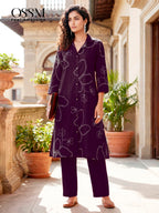 Ossm Rosy Vol 03 Cotton Dishcharge Printed Kurti With Bottom