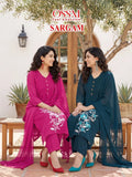 Ossm Sargam Cotton Embroidered Kurti With Bottom Dupatta
