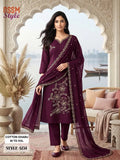 Ossm Style 1234 Dhabu Cotton Kurti With Bottom Dupatta