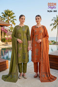 Ossm Style 168 Cotton Dhabu Printed Kurti With Bottom Dupatta