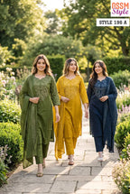 Ossm Style 196 A And B Cotton Discharge Printed Kurti With Bottom Dupatta
