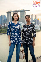 Ossm Style 198 Cotton Printed Short Top Collection