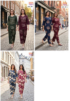 Ossm Style 219 Rayon Discharge Printed Co Ord Set Collection